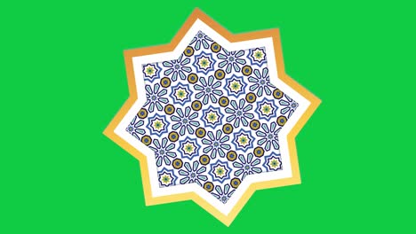 ramadan islamic background - 4k islamic ramadan - geometrical shapes - (loopable) - mosaic - star shape