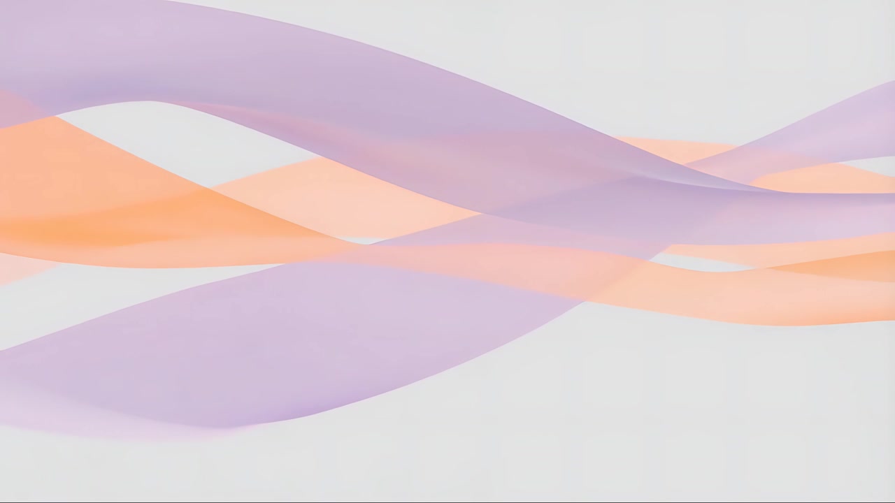 Sfondo Minimalista Astratto con Onde in Movimento 4K