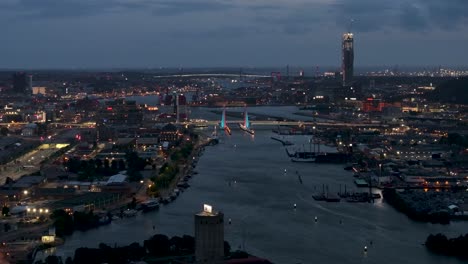 Impresionante-Paisaje-Urbano-Panorámico-Nocturno