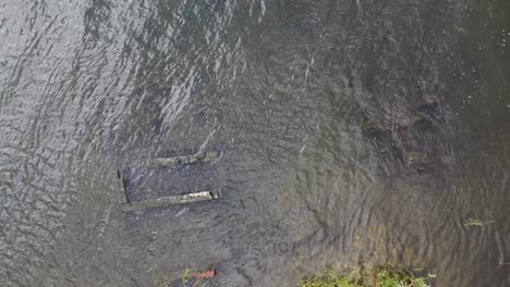 Cementerio-Bajo-El-Agua-En-Leeville,-Luisiana