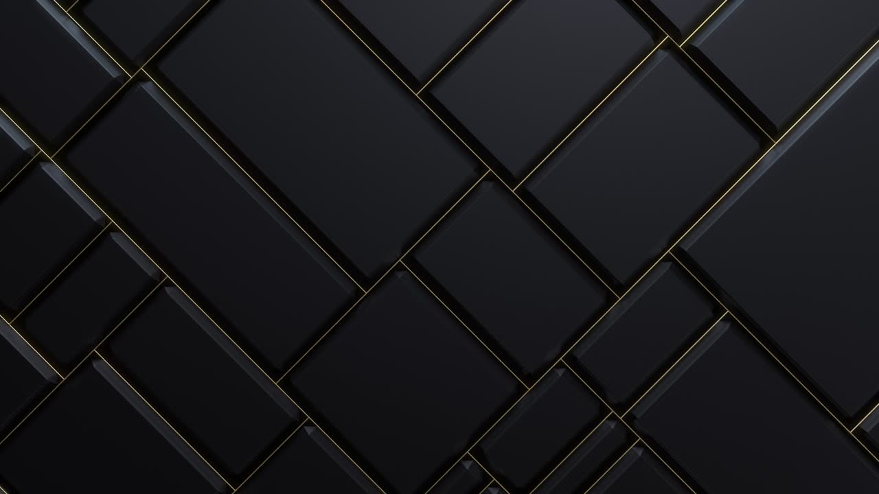 검은색 움직이는 큐브 표면으로 추상적인 배경.