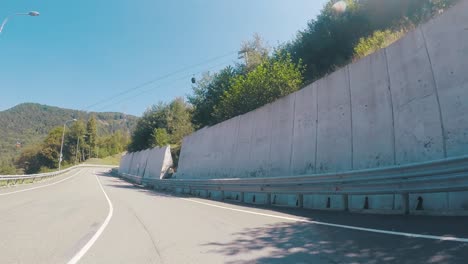 mountain road scenery