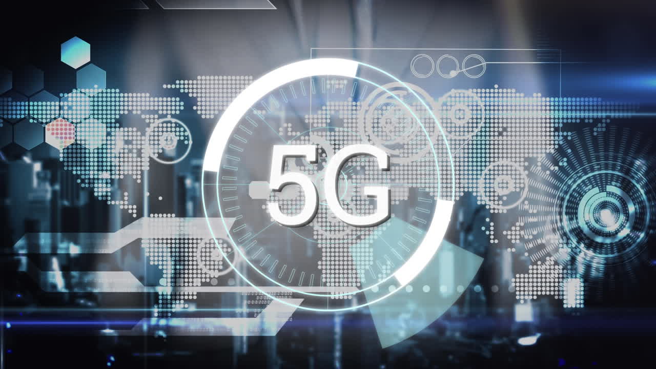 5g visualizzati in un cerchio