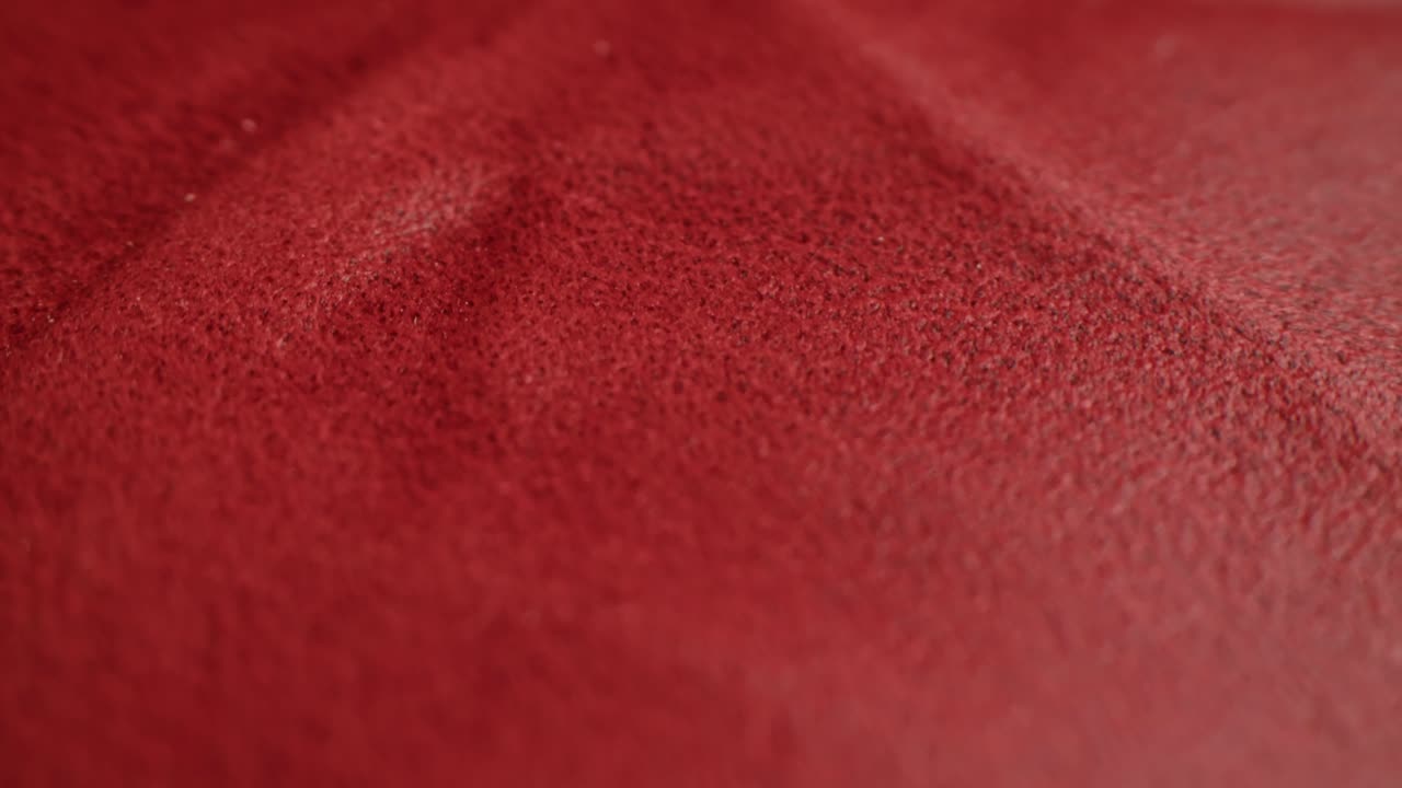 Prossimo piano della consistenza della pelle rossa