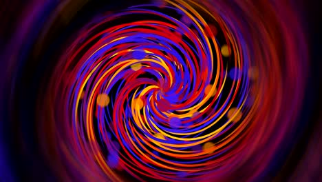 many bright spiral particles lines, computer generated modern abstract background