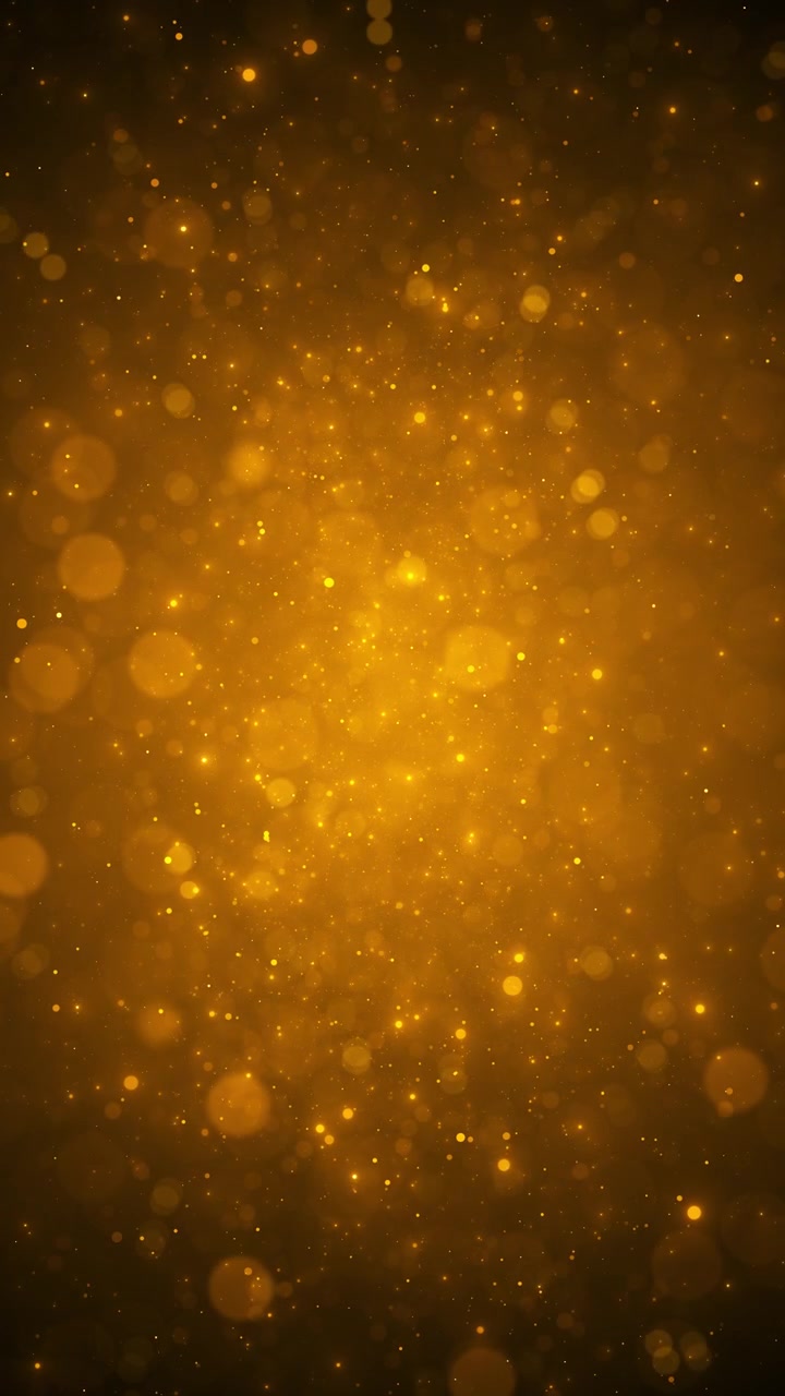 Escena bokeh de brillo dorado cálido, partículas de luz flotantes, desenfoque onírico, brillo festivo premium, vacaciones
