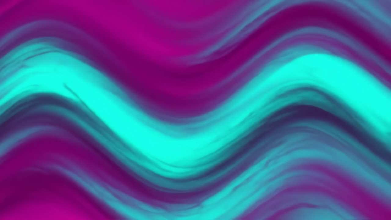 Abstract Purple and Turquoise Wavy Background