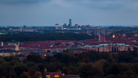 Skyline-Wolkenlandschaft-Hyllie-City-In-Malmö