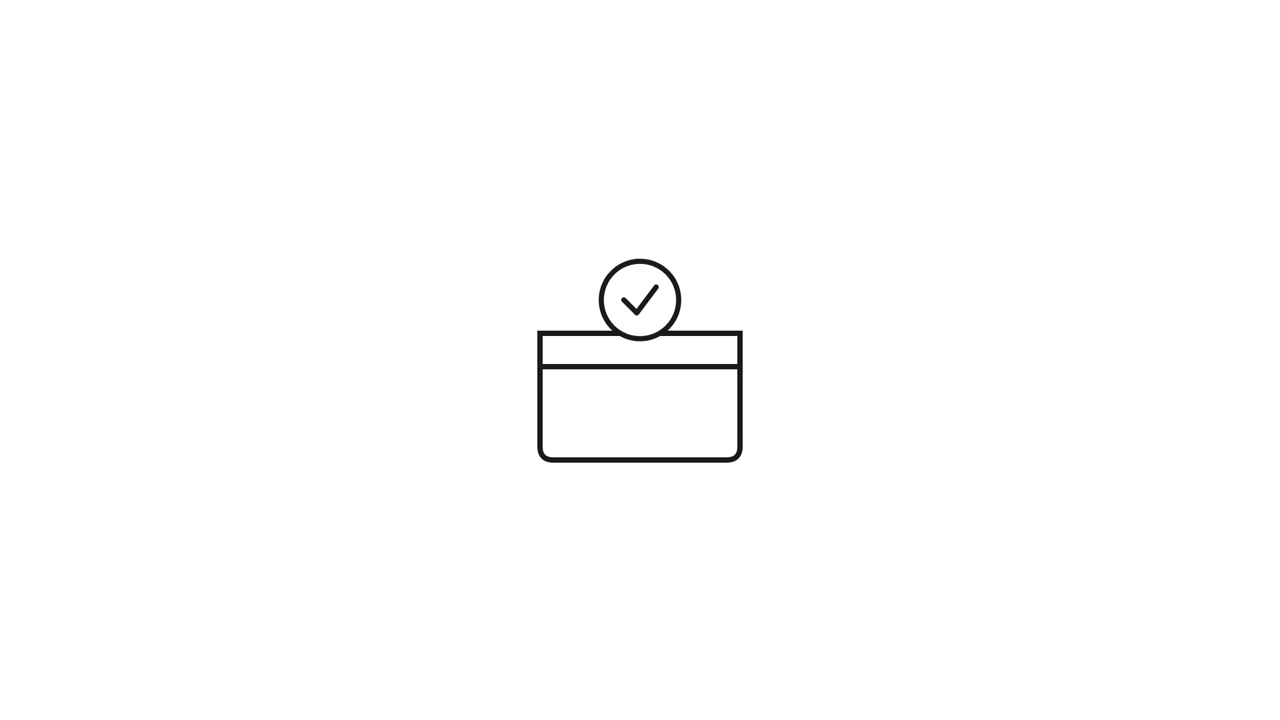 Minimalist Animation of Document Being Processed and Verified