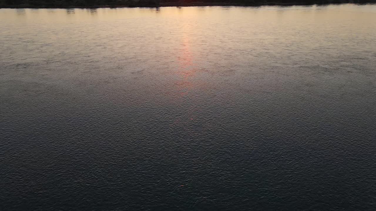 Zambezi river sunset in Africa