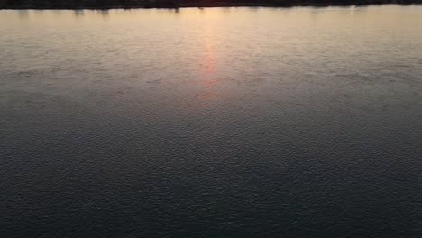 zambezi river sunset in africa
