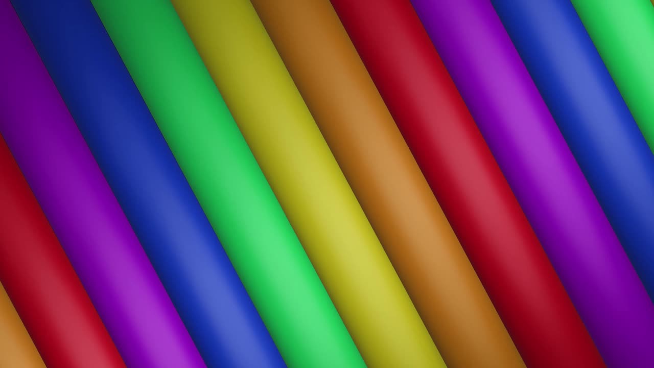 animación del patrón del arco iris que se mueve en un bucle sin costuras