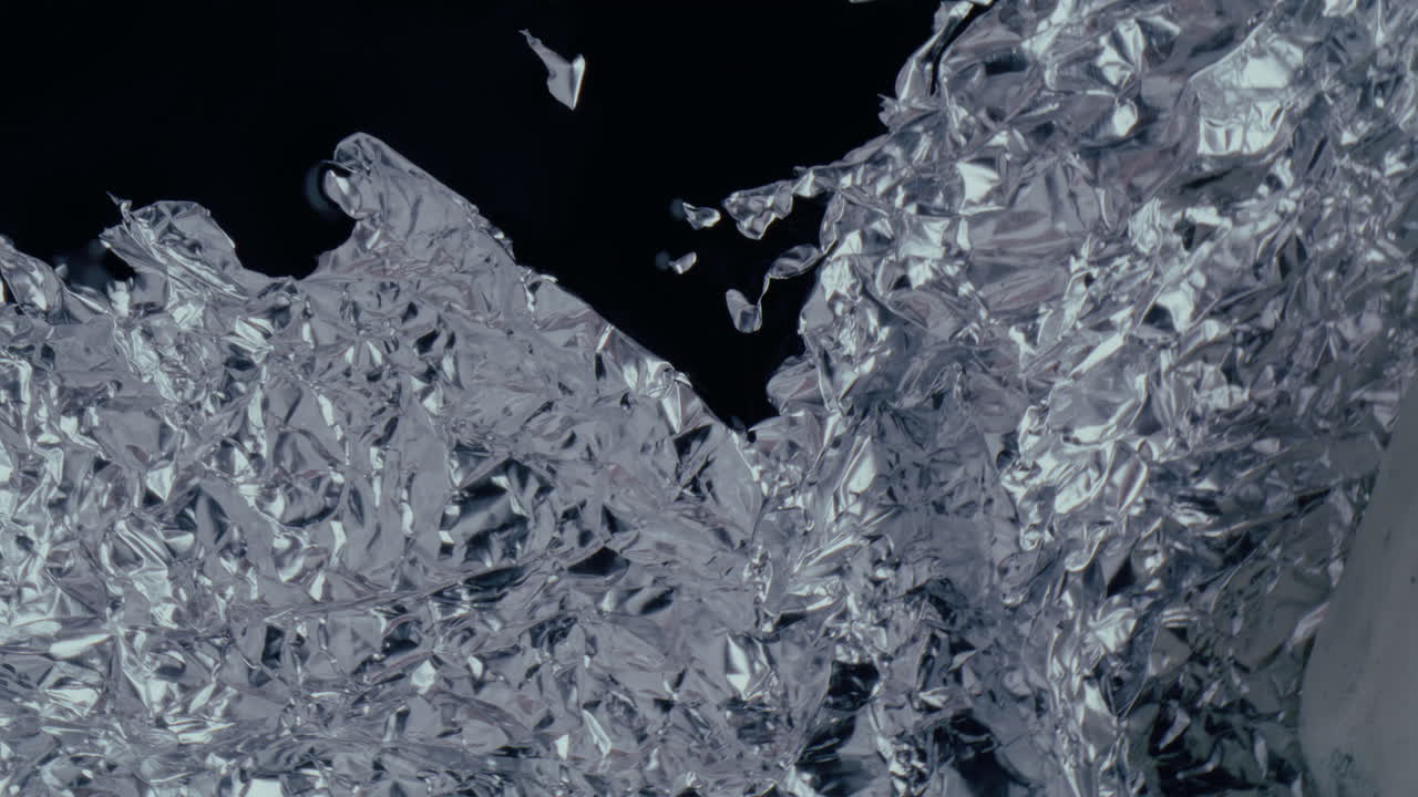 Crumpled Aluminum Foil Texture