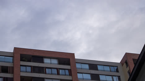 Winter-sky-with-clouds-in-Santiago-de-Chile-downtown