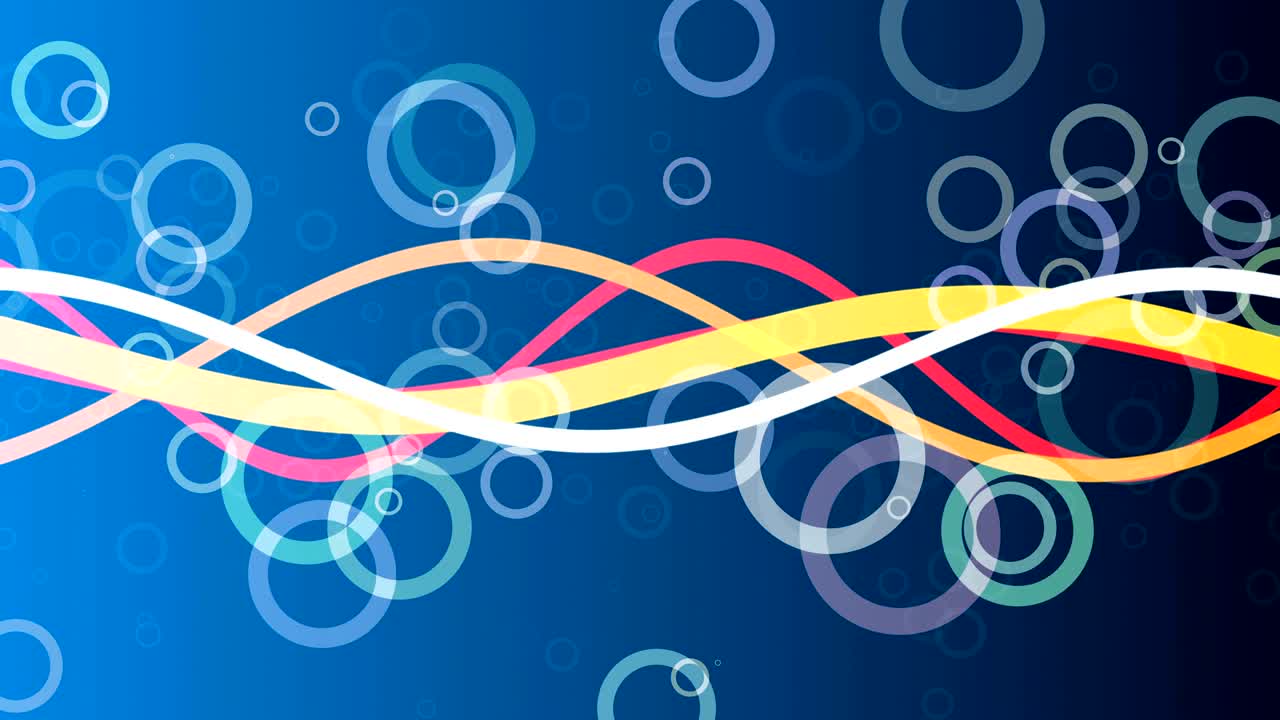 레트로 서클과 파동