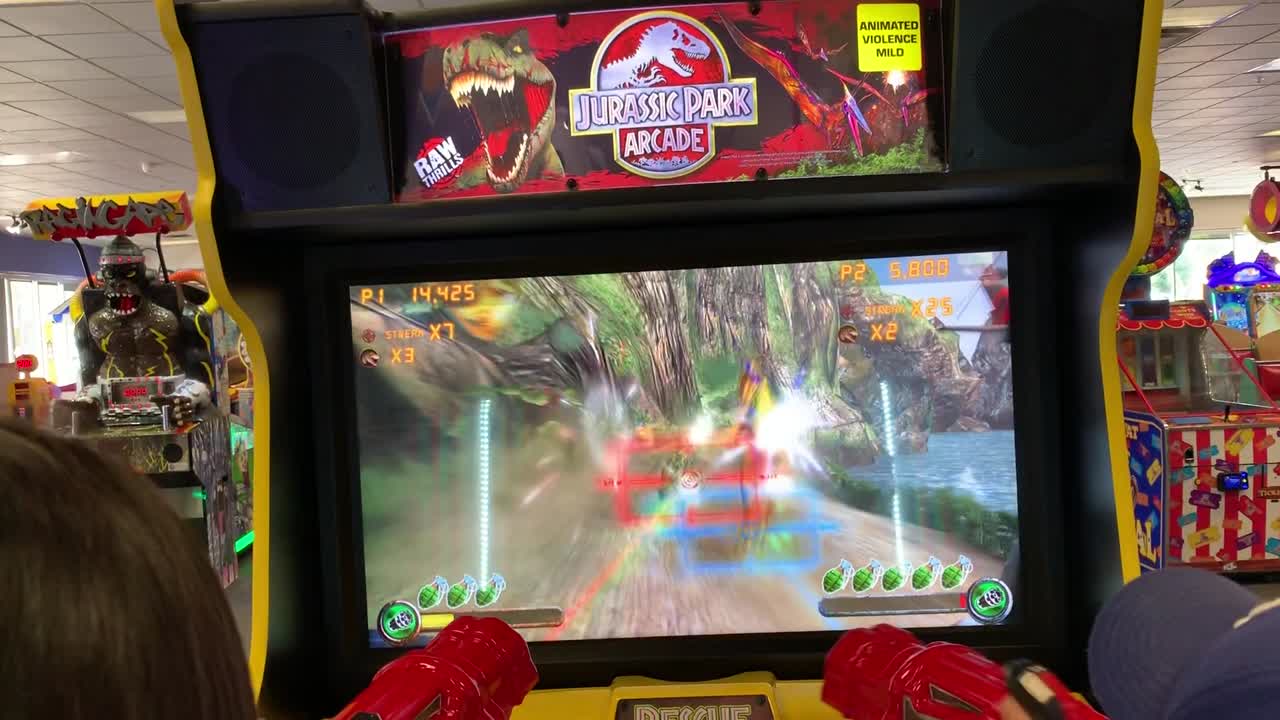 Jurassic Park Arcade Game Gameplay