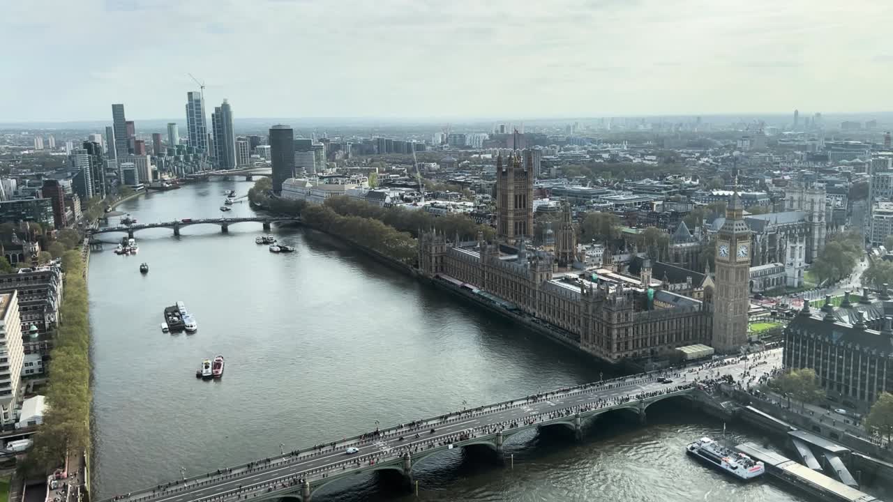 Westminster Big Ben Skyline City View from London Eye