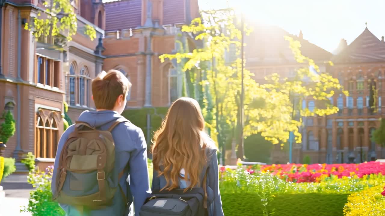 두 사람 이 배 을 들고 보행자 길 을 고 있다