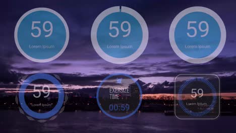 fitness app interface screenshots