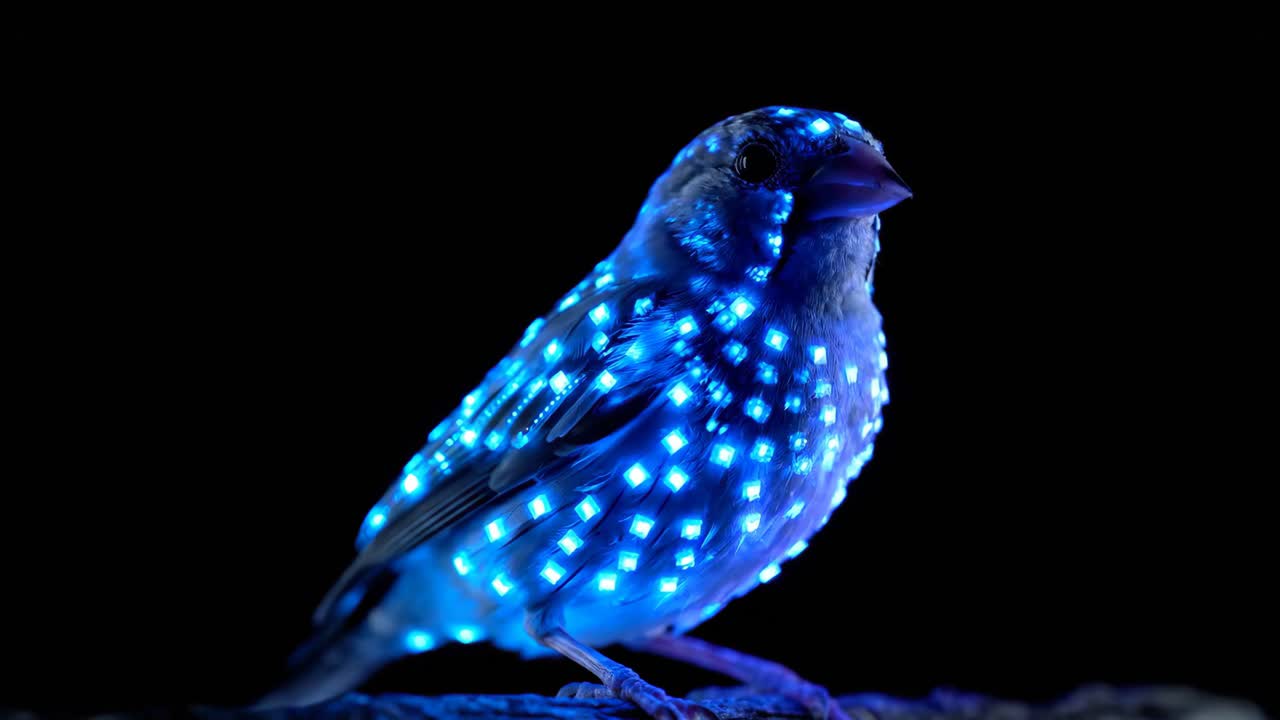 Zebra Finch with Artificial Light