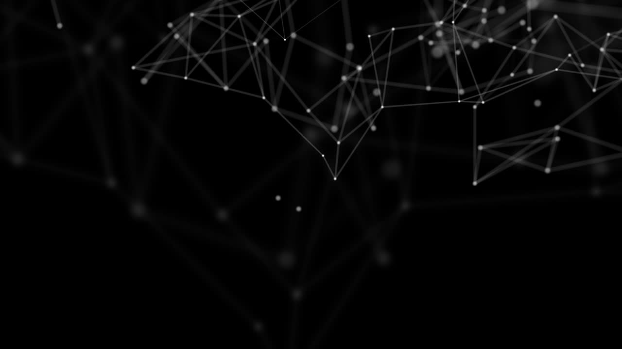 4K Plexus abstract network Loop background
