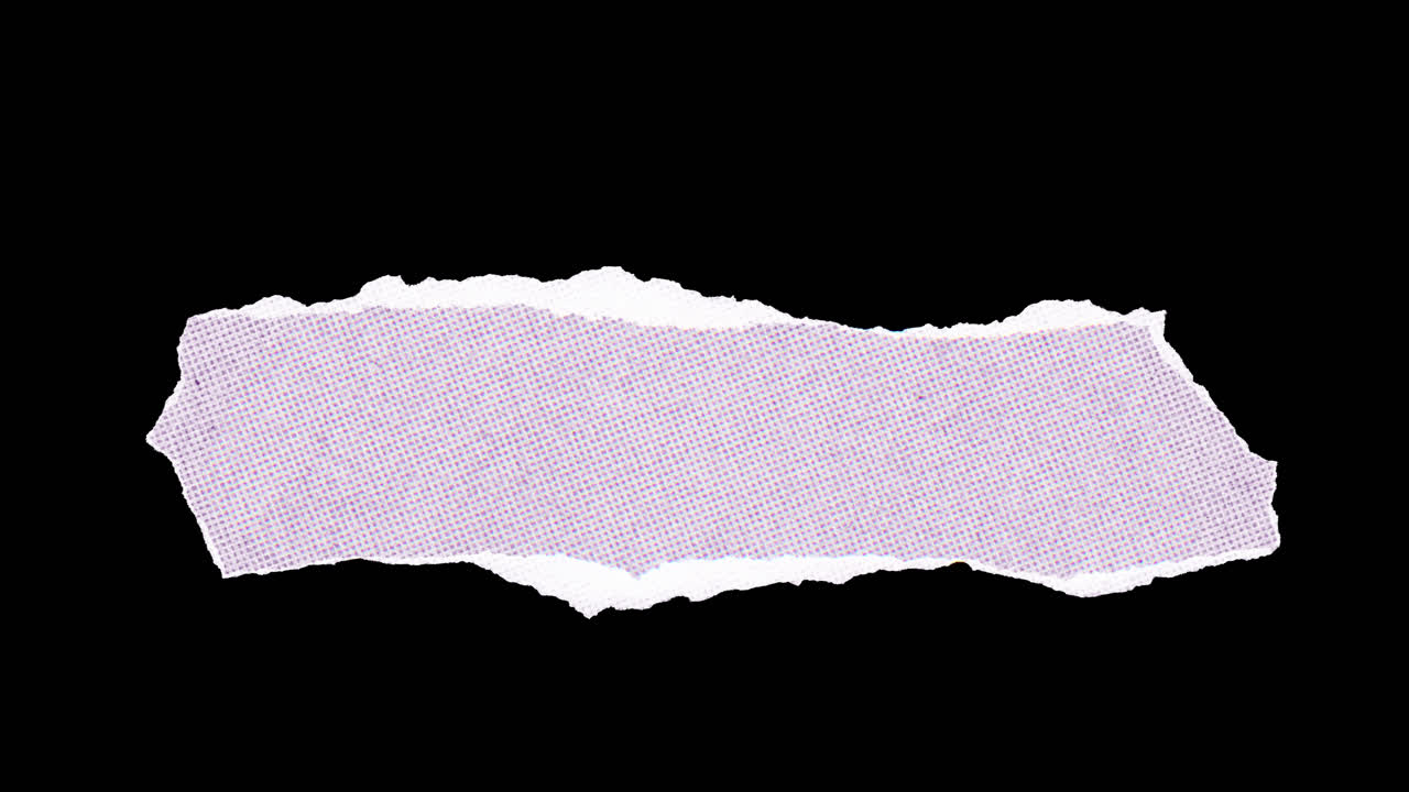 Isolated Torn Paper Piece with Blank Copy Space