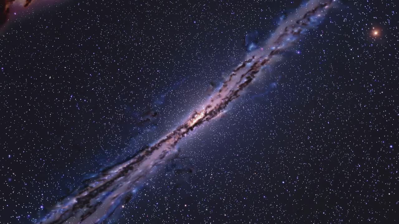 Spiral Galaxy with Nebula