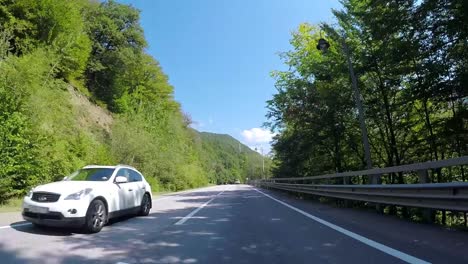 mountain road scenery