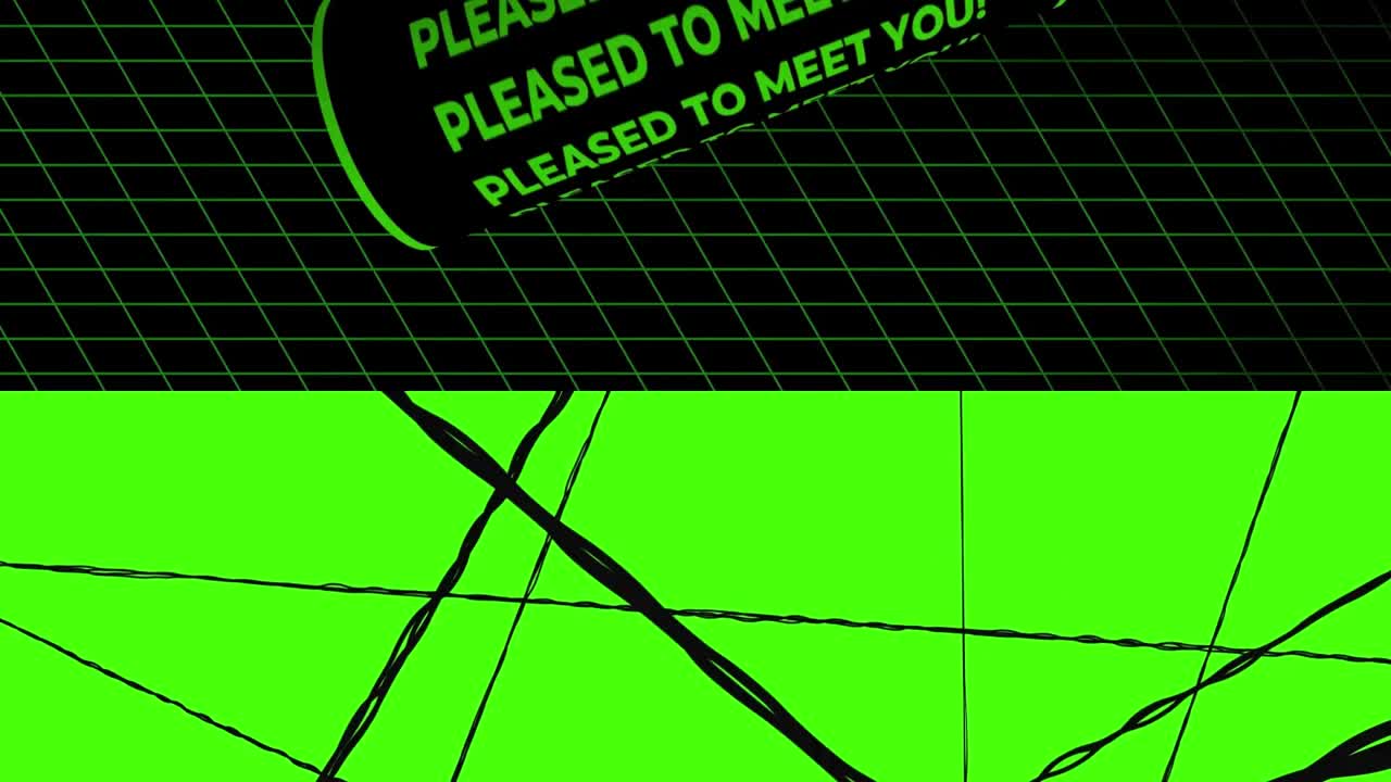 Text and Design on Green Backgrounds