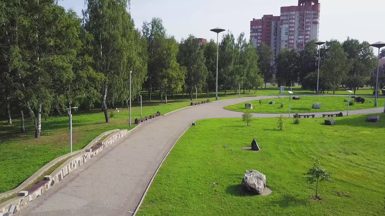 городской парковый ландшафт