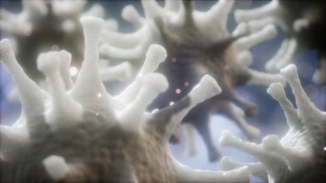 concepto de virus respiratorio coronavirus ncov