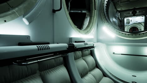 futuristic spaceship interior