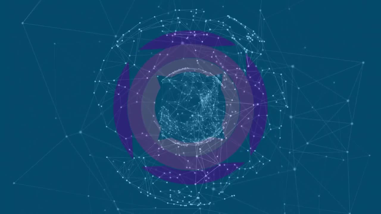 animación de ámbitos de exploración en todo el mundo con una red de conexiones