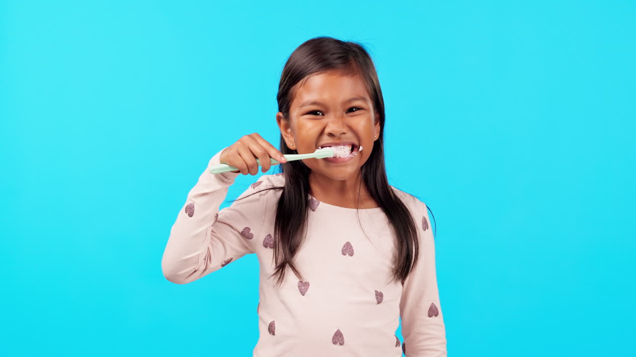 Dental care, child with smile