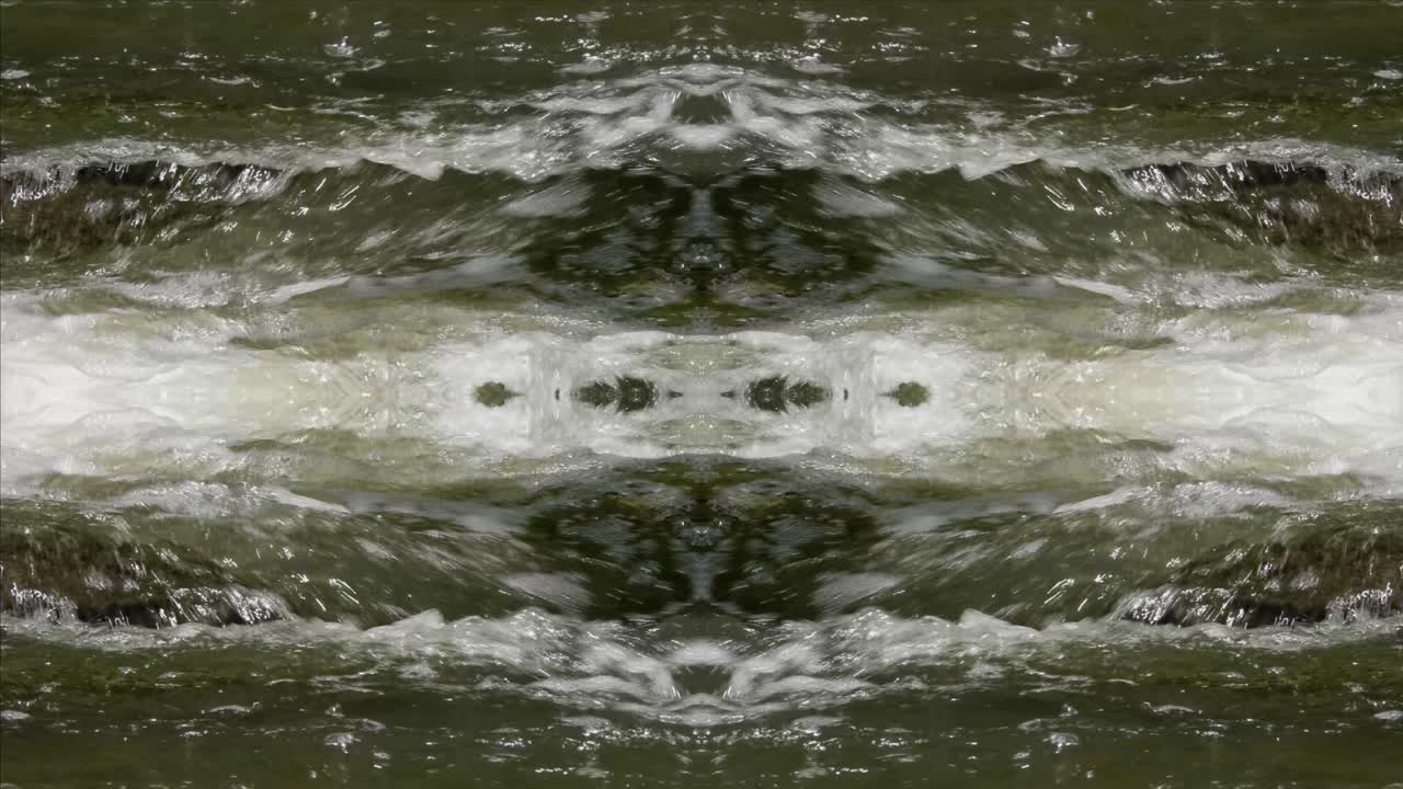 caleidoscopio de tomas de la naturaleza, wissahickon creek