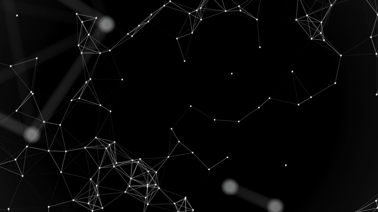 Futuristic technology abstract background. Beautiful plexus . Loop Animation.