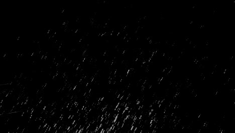 blizzard falling rain and snowflakes, matte, wide angle, uhd real stock video footage, use in other footage with overlay alpha matte