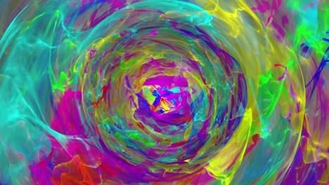 multicolored abstract glow background. magical portal. media logo shimmering aura. colorful lighting. seamless energy looping