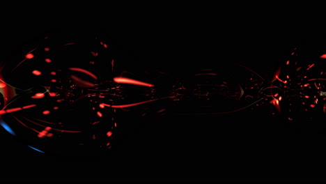 obras de arte digitales dinámicas y abstractas líneas y formas vibrantes crean un movimiento cautivador