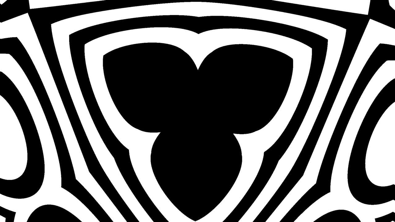 un patrón geométrico en blanco y negro