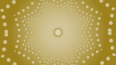 golden circle pattern abstract background