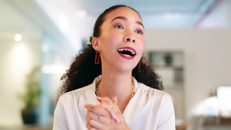 video call, connection and portrait of a woman