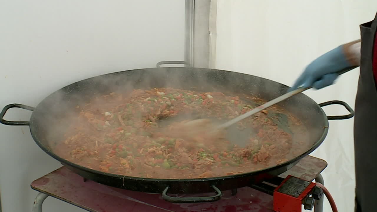 Cooking Paella