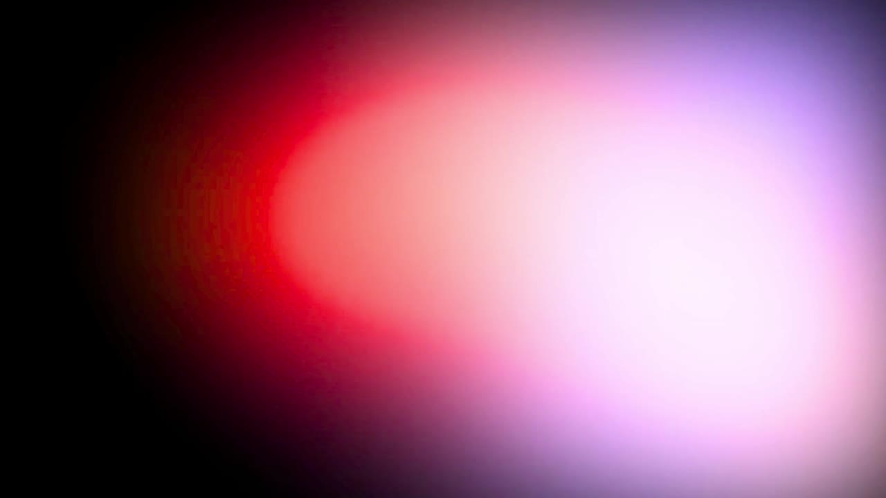Abstract Colorful Light Leaks and Blurs Moving on Black Background