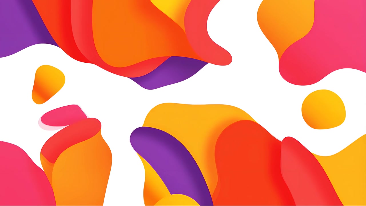 Sfondo Animato Astratto e Colorato 4K