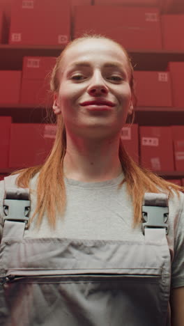 warehouse worker portrait