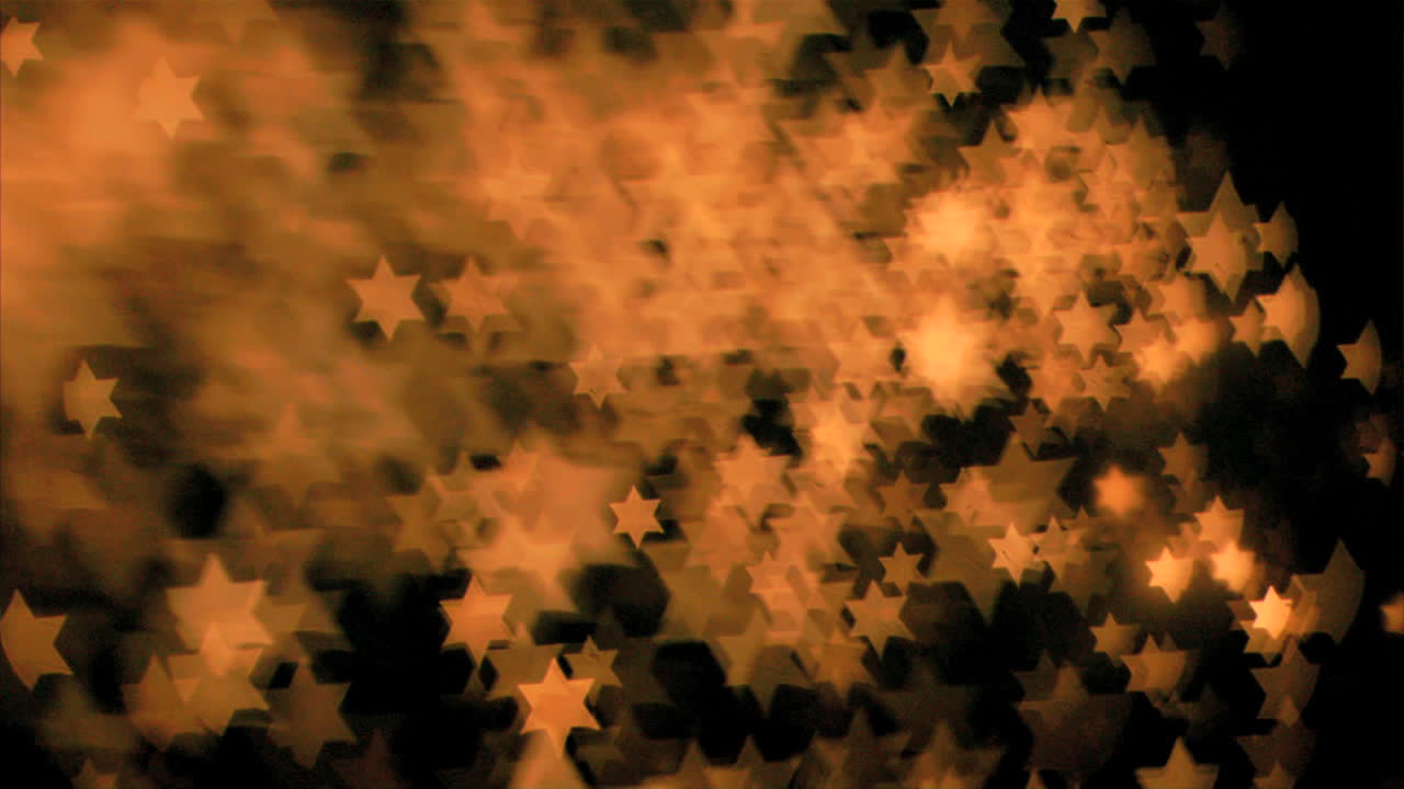 formas de estrellas que fluyen en movimiento súper lento