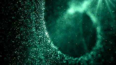 particles dust abstract light bokeh motion titles cinematic background loop