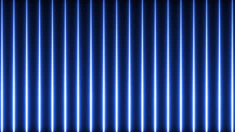 animation of glowing neon blue lines moving on seamless loop on black background