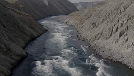 river flowing through a rocky canyon with rapids